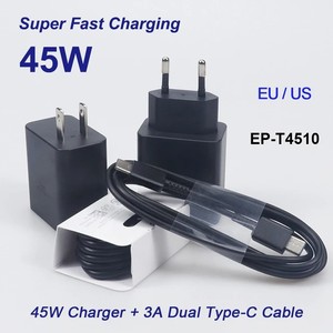 <span class=keywords><strong>Cargador</strong></span> de Pared <span class=keywords><strong>45W</strong></span> Epta4510, <span class=keywords><strong>Cargador</strong></span> Superrápido Tipo C para <span class=keywords><strong>Samsung</strong></span> Galaxy A90 A71 A70 S10 S20 <span class=keywords><strong>S21</strong></span> S22 S23 <span class=keywords><strong>Ultra</strong></span> Note 20 10 - Product Image 2