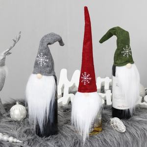 Housse de bouteille de vin, 1 pièce, mignon cadeau de noël, civer, cadeau de noël, vente en gros - Product Image 6