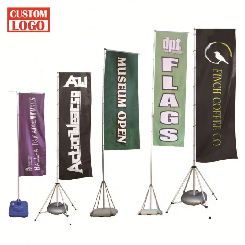 Logo ve Stand sokak direği Banner donanım ile reklam ayakta afişler profesyonel reklam spor afiş ve bayraklar