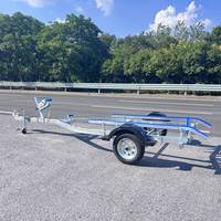 Remorque pour jet ski en acier galvanisé, remorque pour un seul jet ski