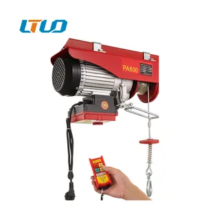 Light Weight PA 110v 220v 230v Wireless Remote Control Mini Micro Wire Rope Electric Hoist