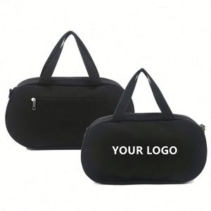Custom Logo <b>Extra</b> <b>Large</b> Foldable Bag for Travel Storage with Exterior Interior Zippered Pockets Promotional Backpacks - Product Image 1