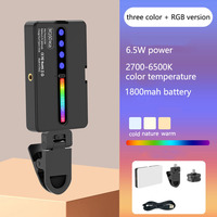 M160 Lumière d'Appoint de Poche RGB Carrée à Clip, Lampe d'Ambiance Pleine Couleur pour Prises de Vue Extérieures avec Téléphone Portable et Appareil Photo, Lumière d'Appoint LED