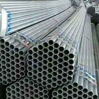 Tube rond pré-galvanisé DN25 OD32 2,5 mm GB ASTM, peint, pour soudage, traitement profond, structure, échafaudage, serre, machinerie