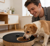 Jouet interactif pour chien et chat, distributeur de friandises, griffoir rotatif, griffoir en caoutchouc pour pattes avec friandises cachées