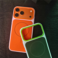 Nouvelle coque de téléphone magnétique en TPU avec motif animal pour 17 Pro Max & 16 Pro ; Housse de protection premium résistante aux chutes