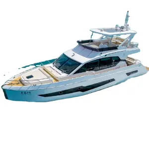 Fujin 17.6M 57ft Luxe Jacht Lichtgewicht Custom Aluminium Catamaran Jacht Luxe Boot Nieuwe 2023 Te Koop
