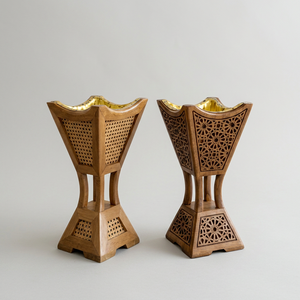 Modern <b>Ceramic</b> Incense Burner Aromatherapy <b>Diffuser</b> Wood Burner Stackable Design for Indoor UseIndian Handmade Religious Use - Product Image 1