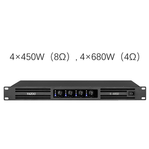 Amplificateur numérique 4 canaux classe <span class=keywords><strong>D</strong></span> 1U 4*450W de haute qualité, prix de gros usine, excellent rapport qualité-prix - Product Image 4