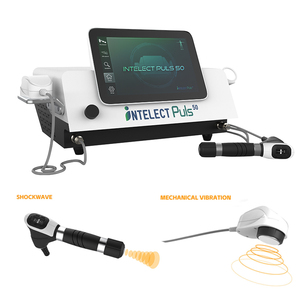 Appareil professionnel 2-en-1 de thérapie par ondes de choc et de vibration ultrasonique pour la tendinite, la fasciite plantaire et l'épaule congelée - Product Image 2