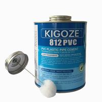 Ciment pour tuyaux en PVC transparent KIGOZE 812, pour la plomberie, les piscines, l'irrigation, l'eau potable, les systèmes de drainage et de ventilation