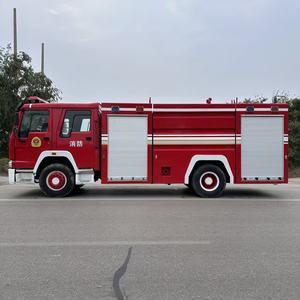 Camión <span class=keywords><strong>de</strong></span> Bomberos Howo <span class=keywords><strong>de</strong></span> Emergencia, Reacondicionado <span class=keywords><strong>de</strong></span> Alta Calidad, 4x2, Volante a la Izquierda - Product Image 3