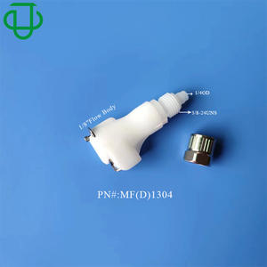 M-series POM Plastic Valve Stop 1/4 In Port <b>Quick</b> Connect Female <b>Connector</b> For Water Control - Product Image 3