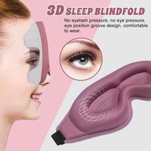 <span class=keywords><strong>Masque</strong></span> <span class=keywords><strong>de</strong></span> sommeil 3D personnalisé avec logo, sans pression sur les yeux, design bloquant la lumière à 100 %, bandeau <span class=keywords><strong>de</strong></span> <span class=keywords><strong>nuit</strong></span>, <span class=keywords><strong>masque</strong></span> oculaire 3D latéral <span class=keywords><strong>pour</strong></span> <span class=keywords><strong>dormir</strong></span> - Product Image 4