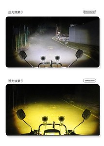 ราคาที่แข่งขันได้ <span class=keywords><strong>KARUN</strong></span> การออกแบบนกฮูก LED สีคู่ไฟตัดหมอกรถจักรยานยนต์ชุดเสริมการขับขี่ - Product Image 2