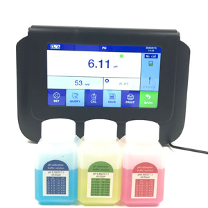 उच्च संकल्प 7 इंच रंग एलसीडी टच स्क्रीन के लिए प्रयोगशाला डिजिटल एमवी पीएच मीटर स्वत: पीएच ORP पानी अपशिष्ट - Product Image 1