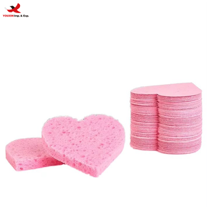Reuse Natural Compressed Recycle Exfoliating Face Sponge Disposable Remover Flower Shape Simple GZ RTS Bulk Mixed Order - Product Image 1