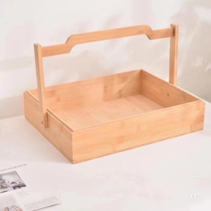 Caja de Almacenamiento de Madera Xintang, Rectangular, de Bambú, Hecha a Mano, para Regalos, Grosor Personalizable - Product Image 4