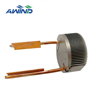 Dissipateur thermique de caloduc en cuivre à ailettes empilées gpu plaque arrière dissipateur thermique en aluminium 200*174mm pour équipement électrique - Product Image 4