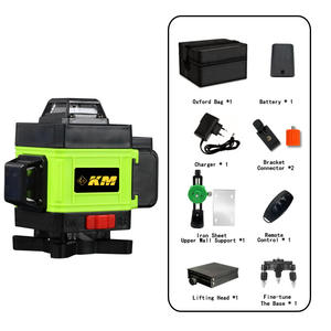 ระดับเลเซอร์สีเขียว 16 เส้น ปรับระดับอัตโนมัติ เกรดอุตสาหกรรม ความยาวคลื่น 520 นาโนเมตร เครื่องมือจัดตำแหน่งพื้นผนังความแม่นยำสูง - Product Image 5