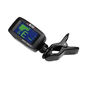 AT-200D Digital Clip On Gitarren tuner Tragbarer universeller hochwertiger Tuner für chromatische Gitarren Bass Ukulele Violine