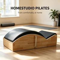 Correcteur de posture MJD M501A en bois de chêne, ensemble de cinq pièces pour la gym, le Pilates, le studio, le yoga et l'entraînement personnel, équipement de fitness