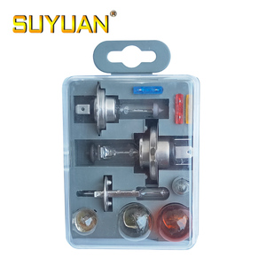 Suyuan cao cấp Halogen đèn H1 H4 H7 55W tự động bóng đèn khẩn cấp Kit thích hợp cho xe hệ thống chiếu sáng - Product Image 2