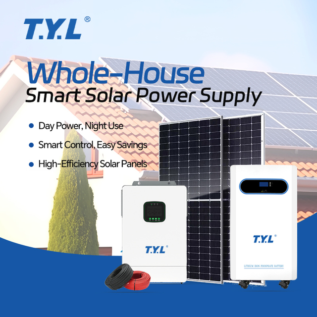Home Use 50KW On-Grid Solar System - TYL High Efficiency Grid Tied PV Power Station