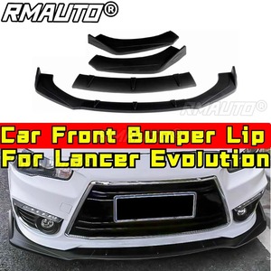 <b>Car</b> Front Bumper Lip Front Bumper Splitter <b>Diffuser</b> Bumper Guard Cover Apron Body Kit <b>For</b> Lancer Evolution <b>Car</b> Accessories - Product Image 2