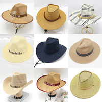 Striped Too Ladies Lifeguard Madagascar Casquette de camionneur vide Fan Pie Led Leopard Chapeaux de paille mexicains Chapeau de sauveteur imprimé