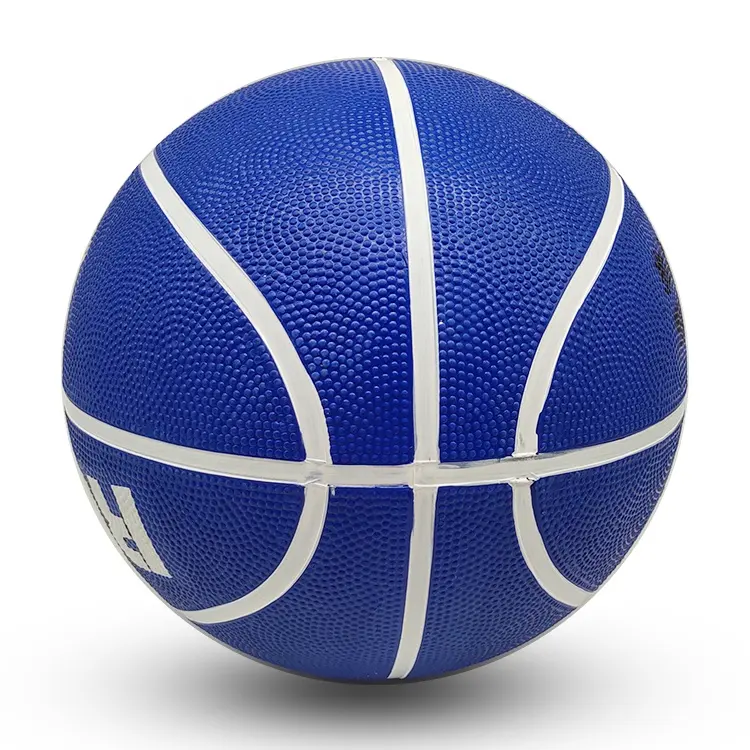mini size 3 rubber toys ball soft touch blue basketball pelotas