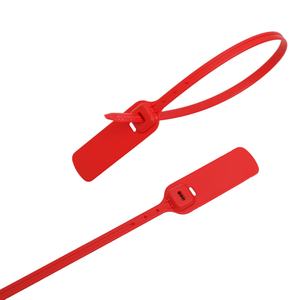 Sceau de sécurité en plastique jetable HS-PS 6002 pour colis de messagerie, courrier et transport de marchandises - Product Image 1