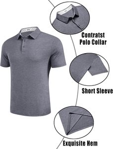 Nuevas Camisetas Polo de Algodón de Diseño Nuevo, Fabricadas en Fábrica, de Alta Calidad, Camisetas Polo de Golf Transpirables y de Secado Rápido para Hombre en Venta - Product Image 4