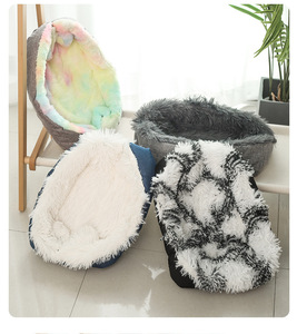 Hot Sales Large Size 4-in-1 Faux Fur <strong>Dog</strong> <strong>Bed</strong> Washable Thickened Pet Cushions Blanket Winter Warm Plush Pet Nest PP Material - Product Image 3