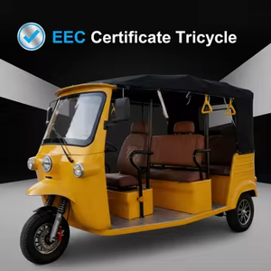 Tuk-tuk électrique certifié CEE & COC pour le marché européen, carrosserie ouverte, espace plus large de 1,5 m, tricycle passager pour le transport dans les zones touristiques - Product Image 1