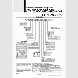 Équipement électrique de régulateur électro-pneumatique de ITV2030-042CL pneumatique de SMC - Product Image 1
