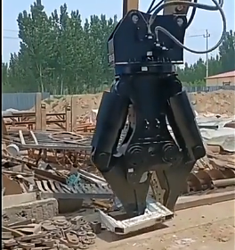 Pulvérisateurs hydrauliques à double cylindre bibo pour la rotation des excavatrices, le recyclage du béton et des métaux ferrailleux - Product Image 5