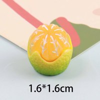 Diy Schattige Kleine Groothandel 1 2Cm Mini 3d Hars Ambachtelijke Nep Oranje Decoratie Druif Kunstfruit
