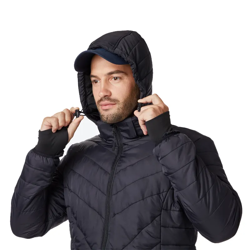 long-sleeved jacket for men with battery power heating