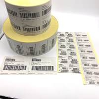 Pegatinas de código de barras personalizadas y etiquetas de código QR Productos empaquetados e impresos Etiquetas de código de barras y pegatinas en blanco