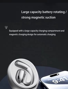 Auriculares de Conducción Ósea, Larga Duración de Reproducción, Graves Adicionales, Auriculares <span class=keywords><strong>Bluetooth</strong></span> Deportivos, Auriculares Schiedsrichter, Auriculares Impermeables - Product Image 5
