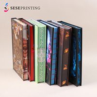 Impression personnalisée de romans fantastiques avec bords estampillés, pages de fin de chapitre illustrées et étui de protection – Fournisseur OEM