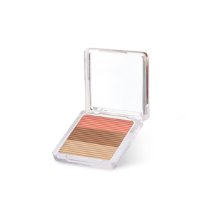 Palette de contouring trois couleurs : Poudre illuminatrice et scintillante, fard mat tout-en-un pour un contouring naturel - Product Image 6