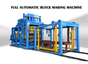 Máquina para fazer blocos de concreto automática QT6-15 máquina para fazer blocos de cimento máquina para pavimentar blocos para venda