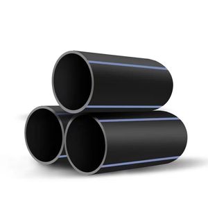Hdpe צינורות פלסטיק dn50 * 4.6 מ "מ pe100 עבור השקיה מים ריתוך ניקוז עמיד בפני קשיחות גבוהה ניקוז עירוני - Product Image 1