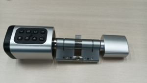 فيانز 5 طرق فتح تويا TT التطبيق بصمة الأصبع كلمة مرور بطاقة RFID IC قفل الباب مفتاح ميكانيكي اسطوانة ذكية قابلة للتعديل - Product Image 5