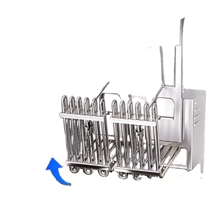 Vertical Electric Deep-frying Oven with Lifting Filtration Function Double-cylinder Shortening Oil and Soluble Deep-frying Pan - Product Image 5