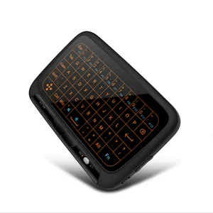 2021热销H18 + 空气鼠标游戏键盘触摸板2.4GHz无线键盘H18背光