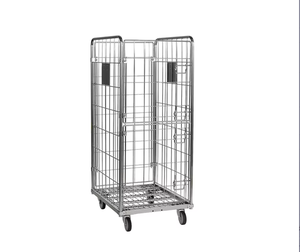 An toàn kim loại Pallet Lồng cho vải cuộn có thể gập lại lưu trữ-cán giỏ hàng hóa & Thiết bị lưu trữ - Product Image 1