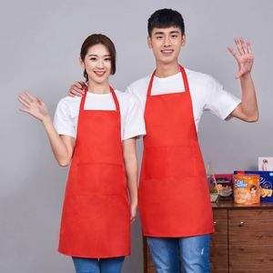 Customized Logo Mens Women <b>Kitchen</b> Cooking Adjustable <b>Apron</b> with 2 Pockets Waterproof <b>Aprons</b> for Painting Pottery Ceramics - Product Image 2